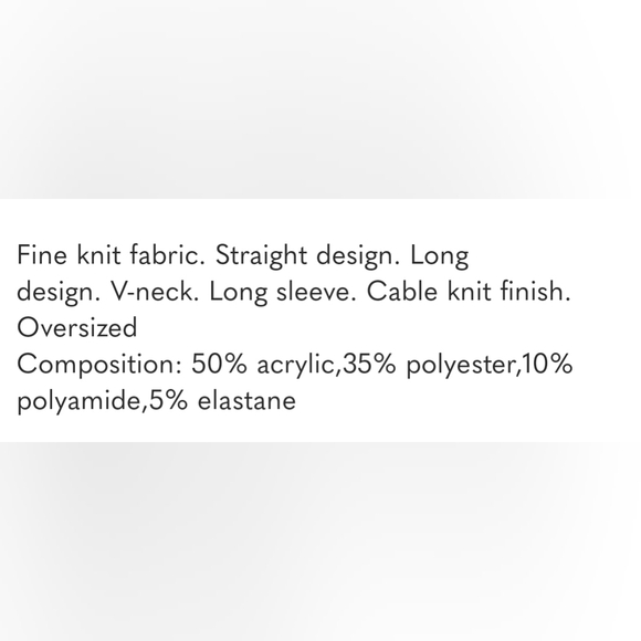 MANGO Oversized v - neck sweater - Picture 4 of 4